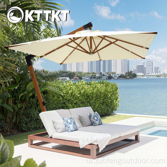 بیس 100 کلوگرام آؤٹ ڈور کیمپنگ فکسڈ چھتری